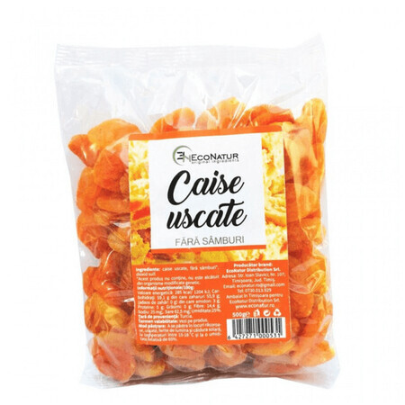 Dried apricots without seeds, 500 g, Econatur