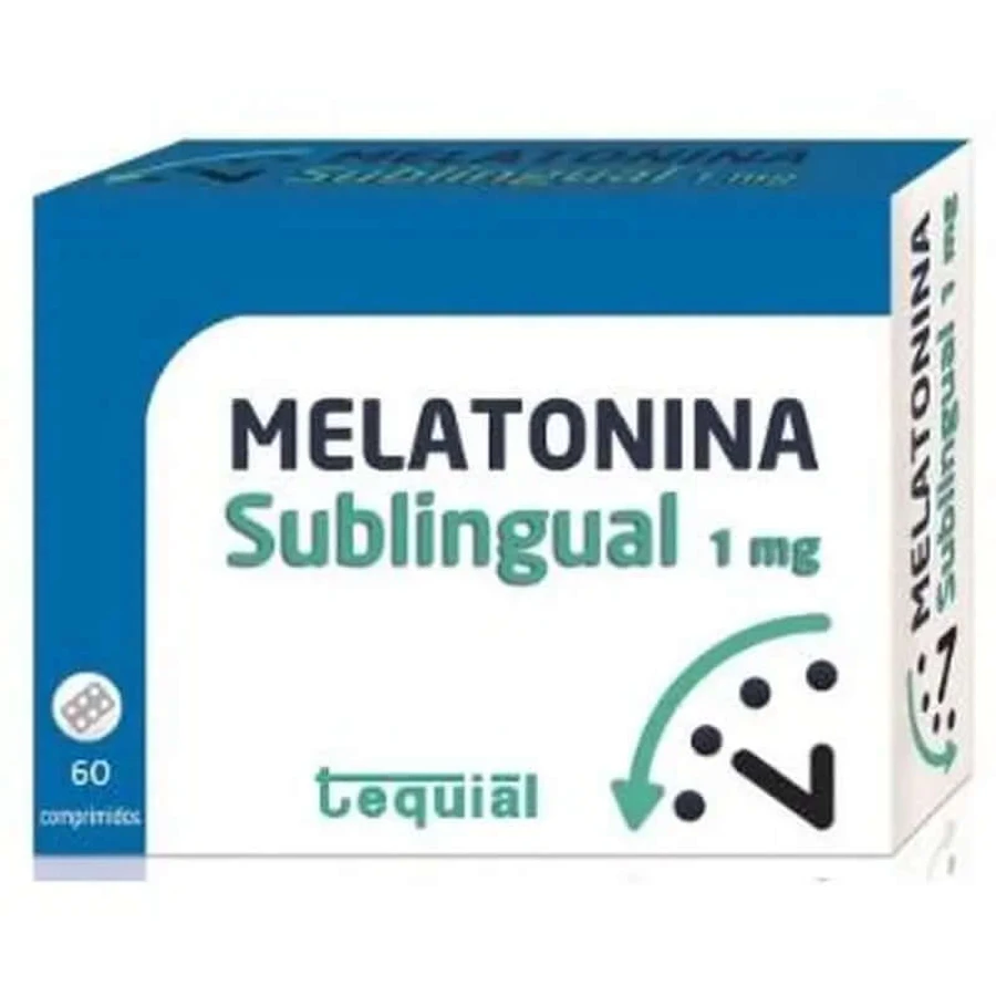 Tequial Melatonin 1Mg. 60Sublinguals