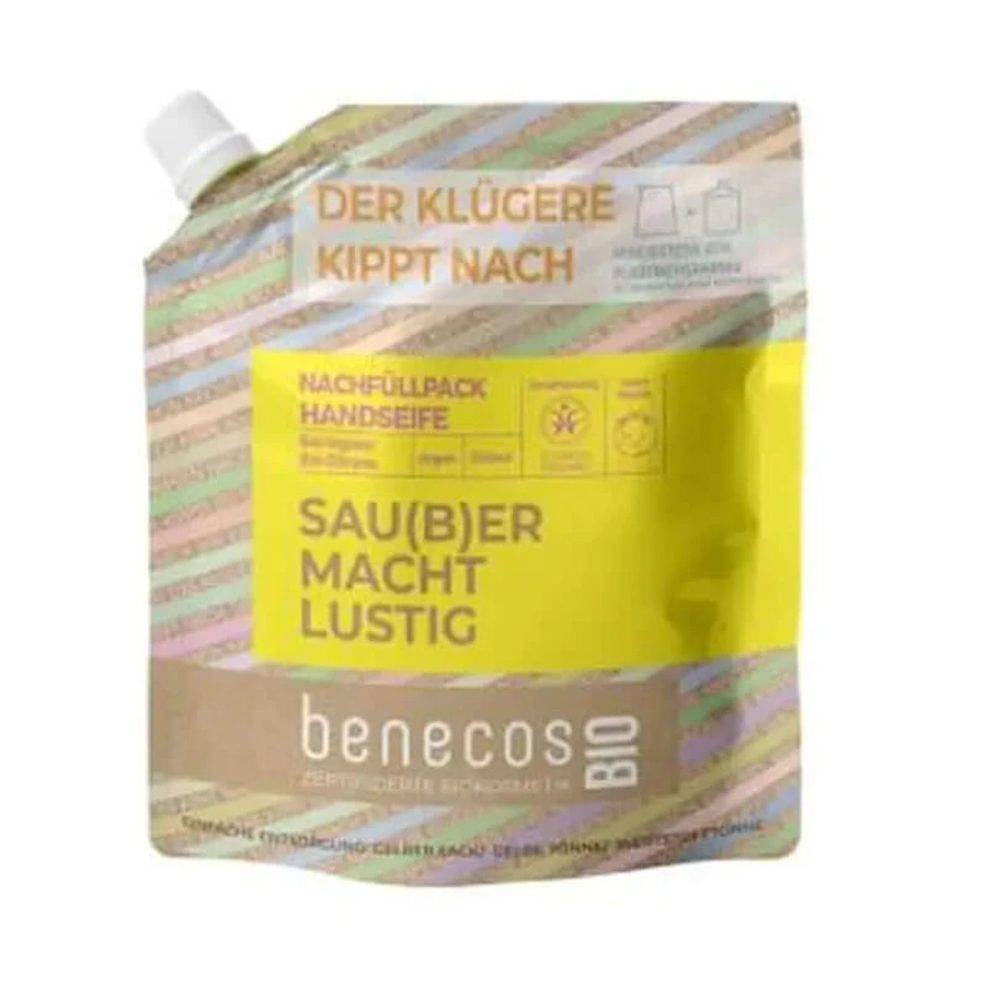 Benecos Ingwer & Zitrone Handseife Refill 500Ml. Bio