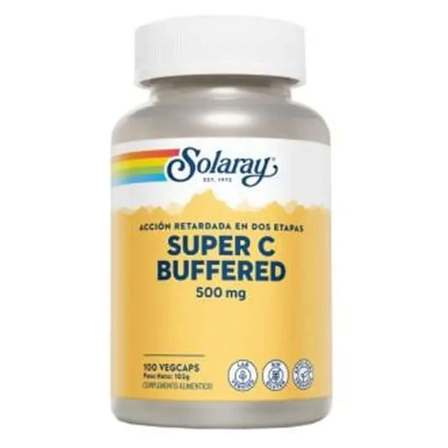 Solaray Super C gepuffert 100 Kapseln