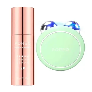 Foreo Supercharged™ Serum 2.0 + Foreo Bear 2 Go Pistachio , 2 buc.