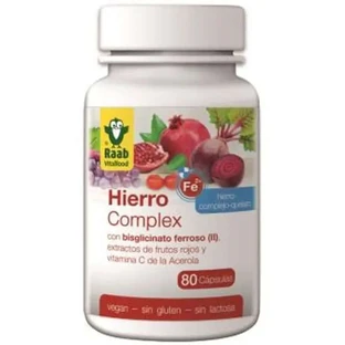 Raab Vitalfood IJzercomplex 80Caps Sg Veganistisch