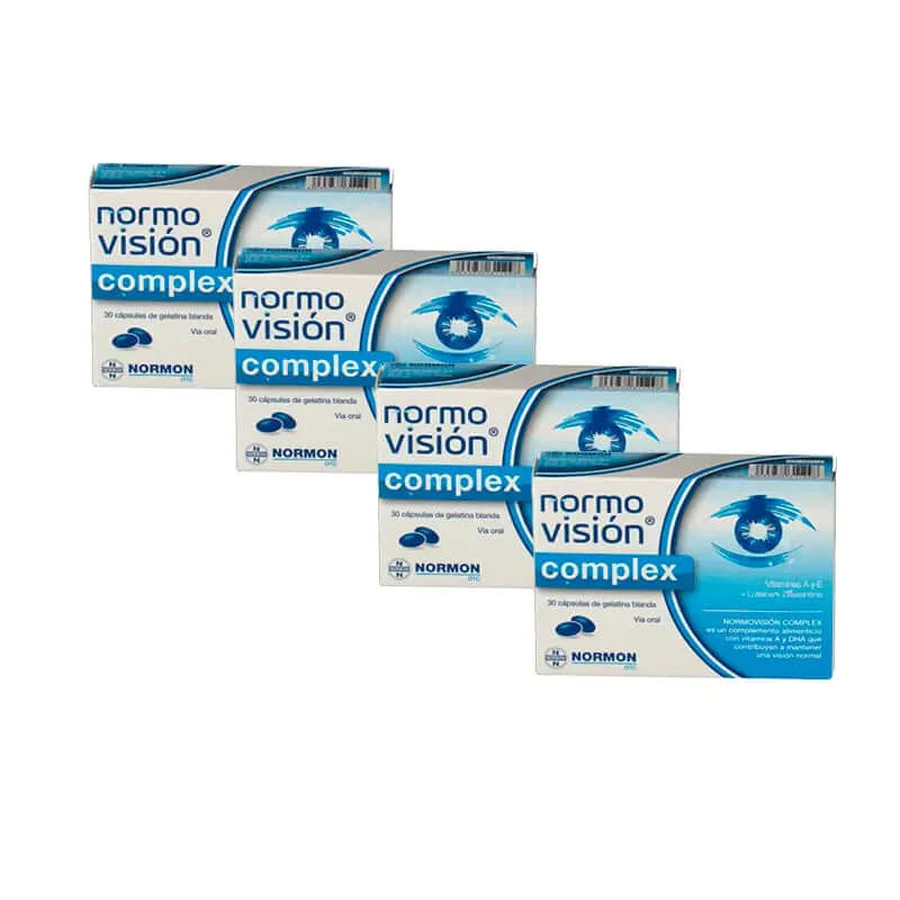 Pack 4 Normovisión Complex, 30 Kapseln