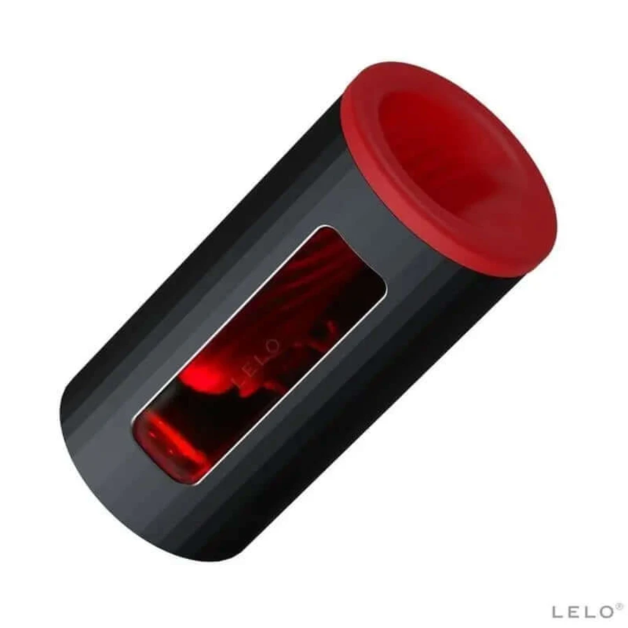 Lelo F1S V2 Masturbator Met Sdk Technologie Rood - Zwart