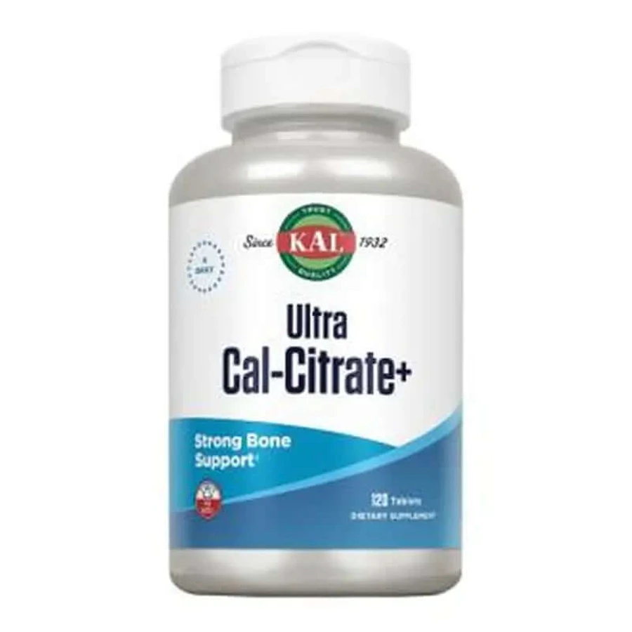 Solaray Ultra Cal Citrate + K2 120Compr