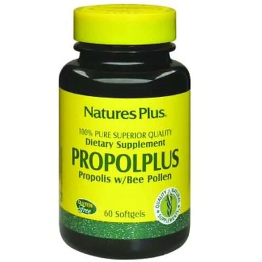 Natures Plus Propolplus, 60 Capsules