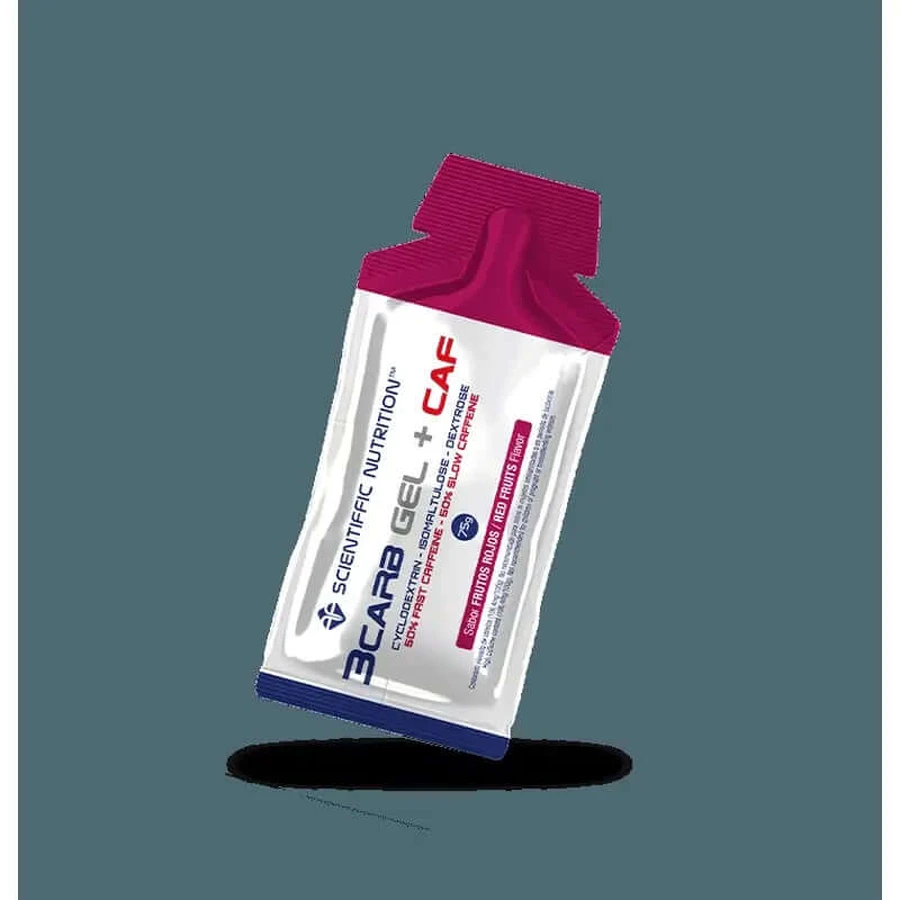 Scientiffic Nutrition 3Carb Gel + Caf fruits rouges, 75 grammes