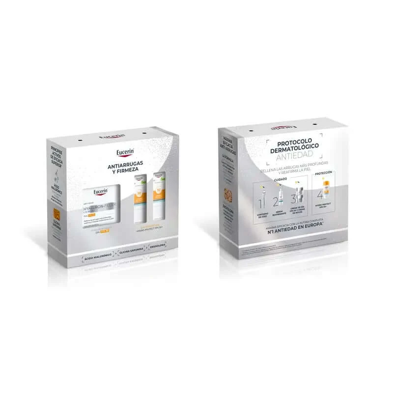 Eucerin Anti-Aging Hyaluron-Filler Dagcrème Fps 30 50Ml + 2 Mini's Sun Hydro Protect Fps 50+ 2X5Ml