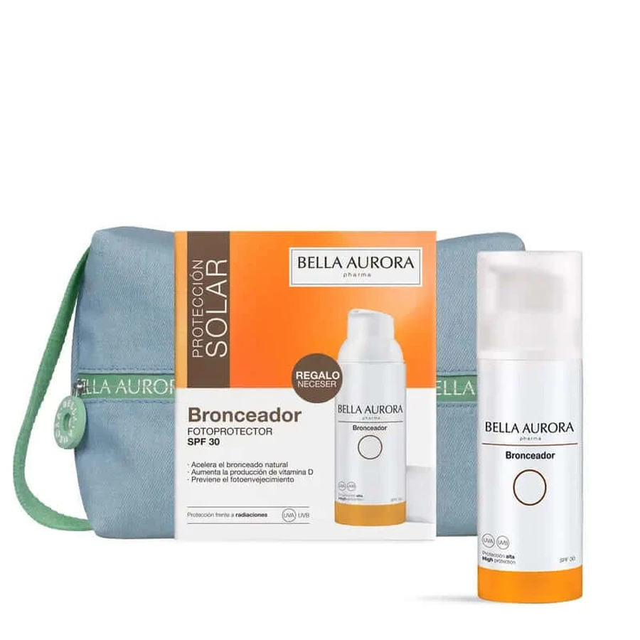 Bella Aurora Fotoprotector Zonnebrandcrème Spf30 + Jean Geschenktasje, 50 ml