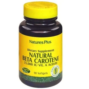Natures Plus Natural Beta-Carotene, 90 Pearls