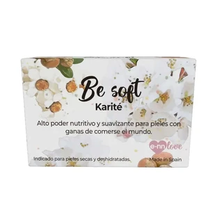Enna Be Soft-Soft Vegan Soap, Shea Butter, 100 g