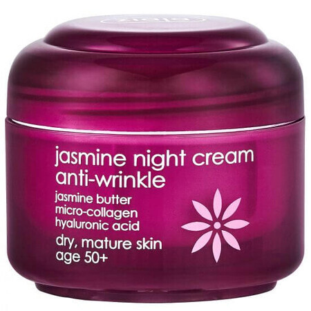 Anti-rimpel nachtcrème jasmijnolie, +50, 50 ml, Ziaja