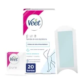 Veet Pure Cold Wax Body & Legs Sensitive Skin, 20 Einheiten