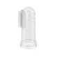Dedal para masaje de encías, transparente, Babyono