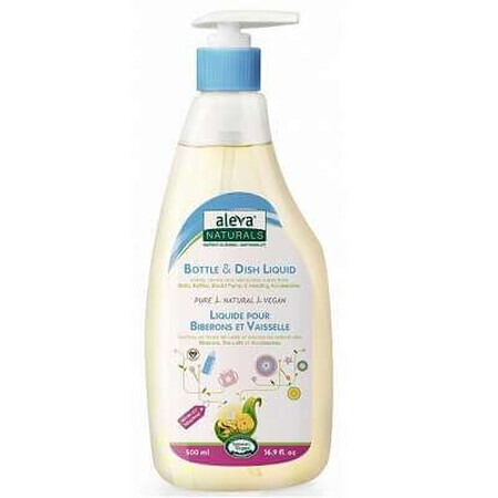 Detergent pentru biberoane si accesorii cu parfum de nufar, 500 ml, Aleva Naturals