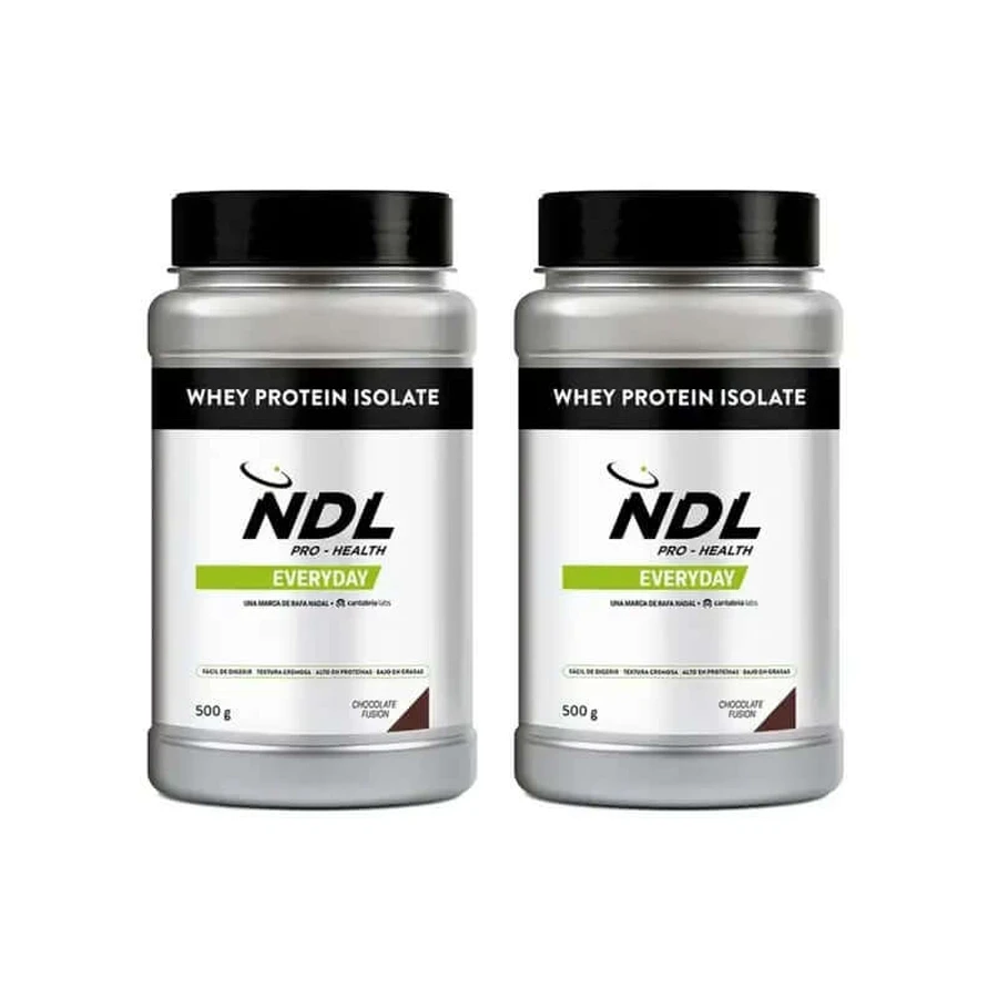 Ndl Pro-Health Whey Protein Isolate - Geïsoleerd eiwit, Chocolade Fusion , 2X500 G