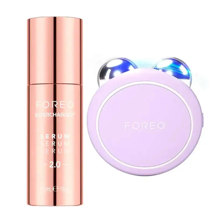 Foreo Supercharged™ Serum 2.0 + Foreo Bear 2 Go Lavender, 2 szt.: ceny i cechy