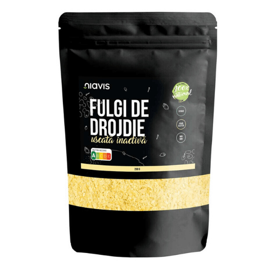 Fulgi drojdie uscata inactiva, 200 gr, Niavis Bio