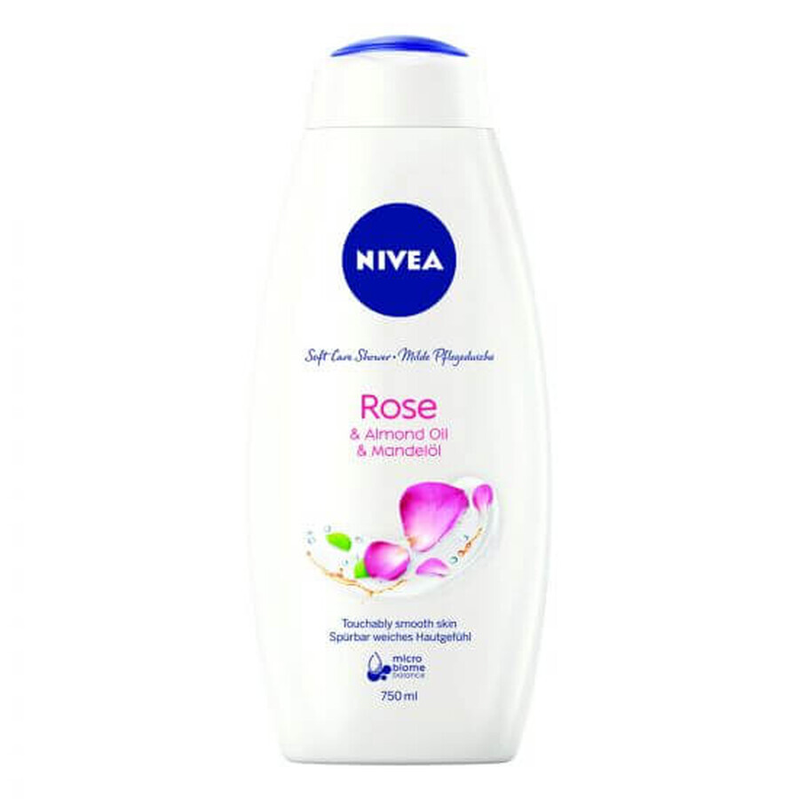 Rose &amp; Almond Oil Shower Gel, 750 ml, NIvea