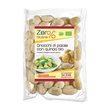 Glutenvrije aardappel- en quinoagnocchi, 400g, Fior di Loto