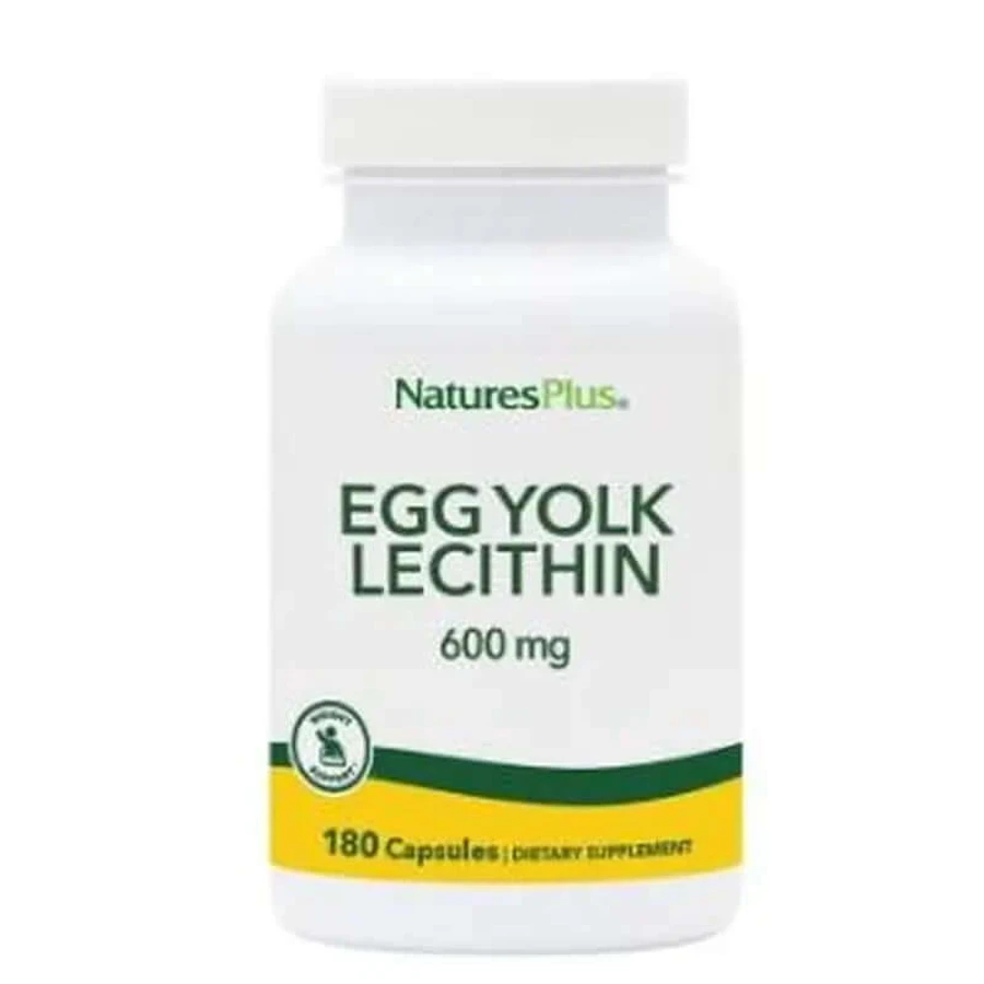 Natures Plus Egg Lecithin 600Mg, 180 Capsules