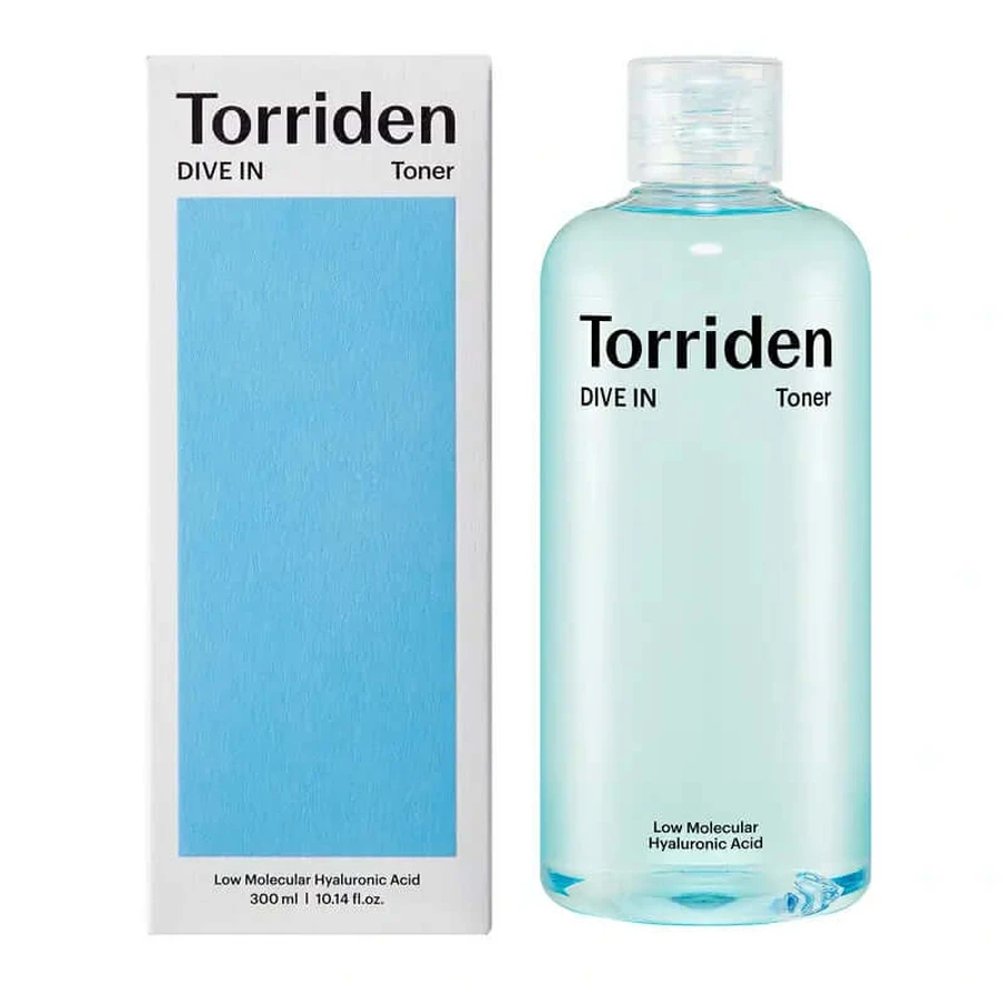 Torriden Dive-In Tonico all'acido ialuronico a basso contenuto molecolare, 300 ml
