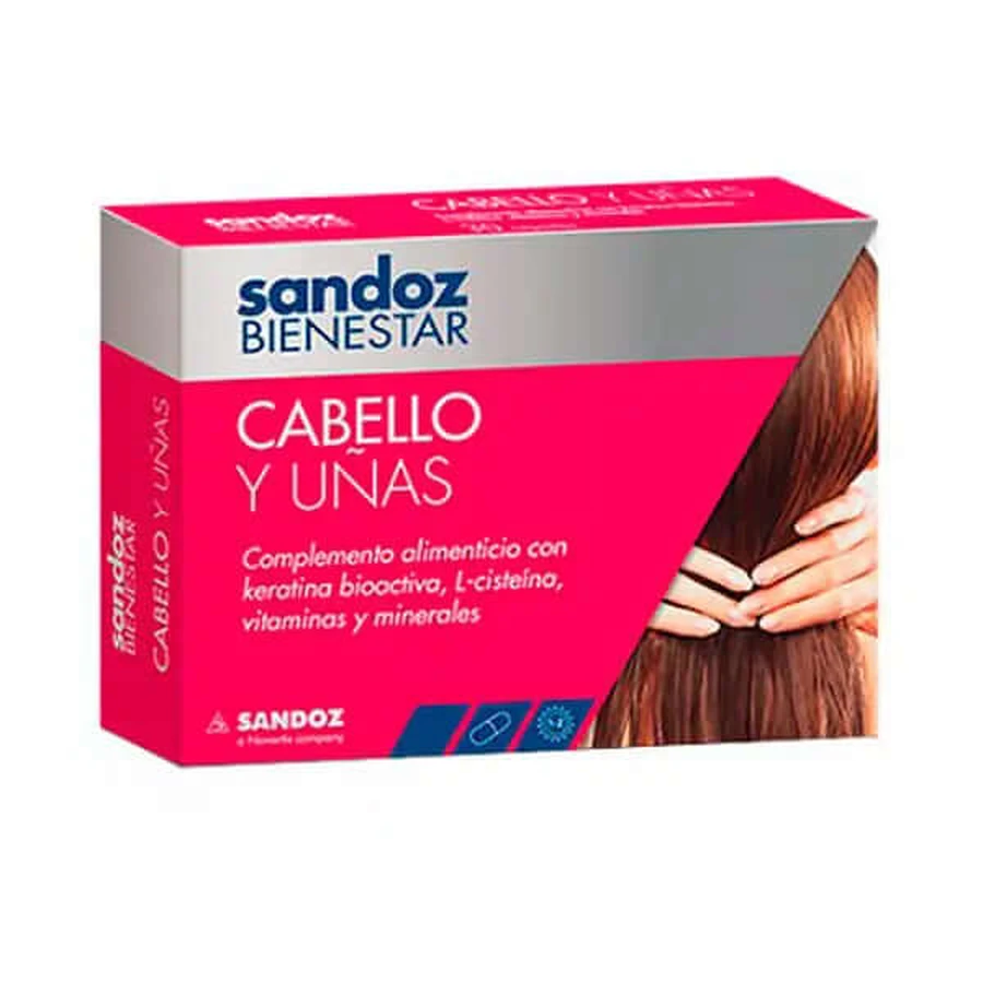 Sandoz Wellness Hair & Nails 90 Caps