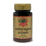 Obire Charbon végétal activé 300 Mg , 60 gélules