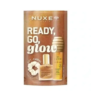 Nuxe Reve De Miel Glow On The Go Honey Set pomadka do ust + Huile Classic