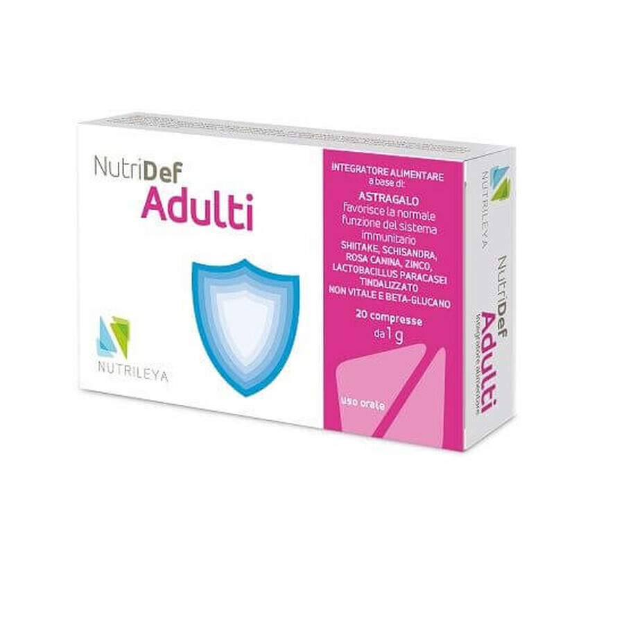 NutriDef Adulti, 20 comprimidos, Nutrileya