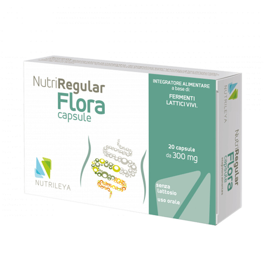 Nutriregular Flora 300 mg, 20 cps, Nutrileya