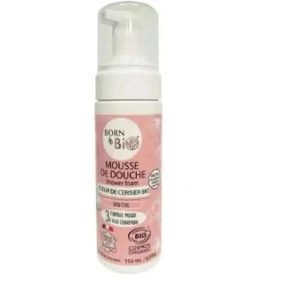 Born To Bio Spumă de duș cu flori de cireș 150Ml. Bio