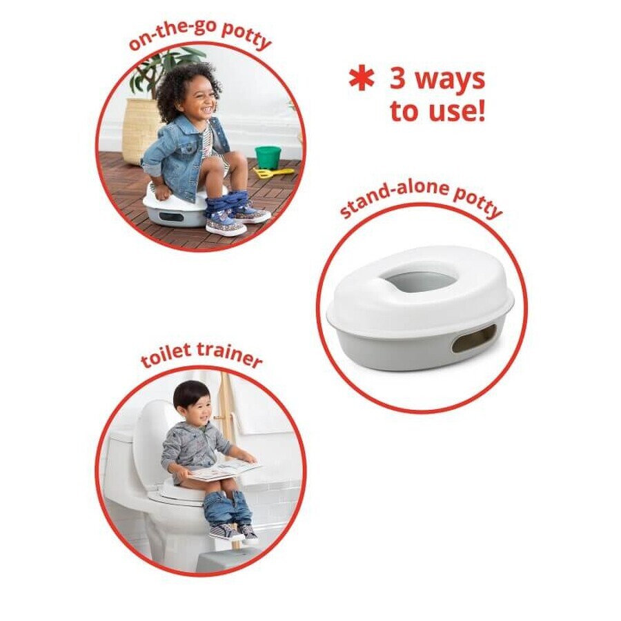 Olita portabila 3 in 1 Go Time Potty, Skip Hop