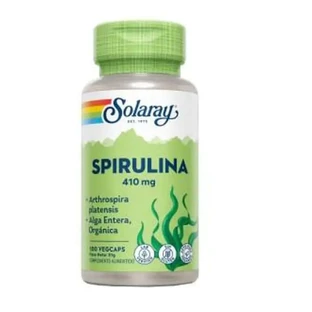 Solaray Spirulina 410Mg. 100 Kapseln