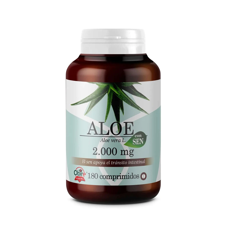 Obire Groot formaat aloë vera 2000 Mg, 180 tabletten