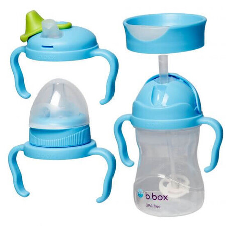 Set met 4 deksels, +4 maanden, 240 ml, Blauw, BBOX