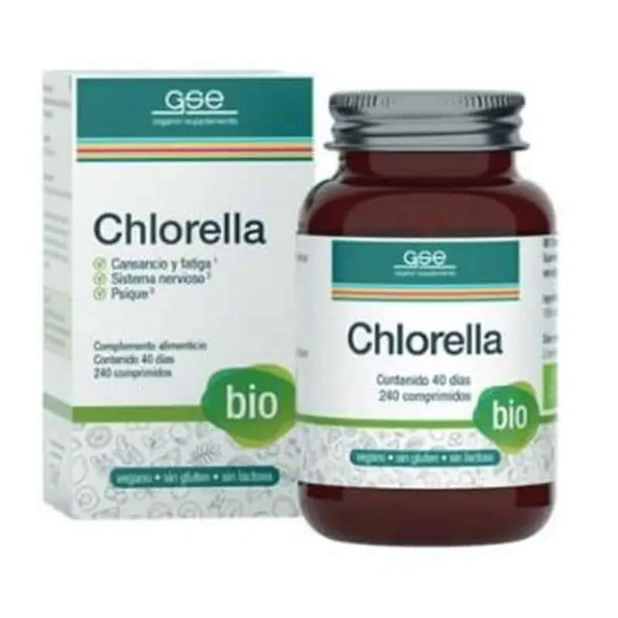 Gse Chlorella 240 Bio Vegane Tabletten
