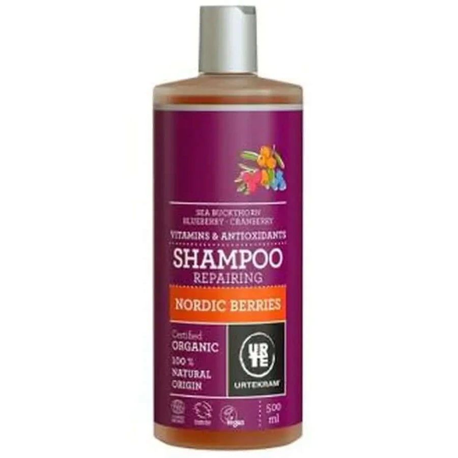 Urtekram Shampooing aux fruits rouges 500Ml. Eco Vegan