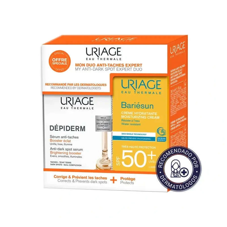 Uriage Promo Depiderm Siero + Crema Bariesun 50+