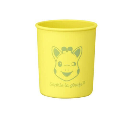 Gobelet en silicone Girafe Sophie, jaune, Vulli