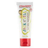 Natural Strawberry Flavored Toothpaste for Babies, +6 months, 50 g, Jack N Jill