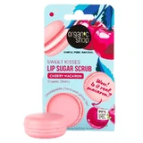 Organic Shop Fac Exfoliante Labial De Azúcar Macaron De Cereza , 10 ml