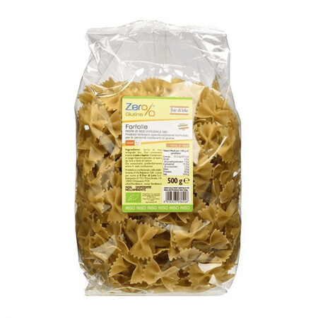 Farfalle biologische pasta van glutenvrije bruine rijst, 500g, Fior di Loto