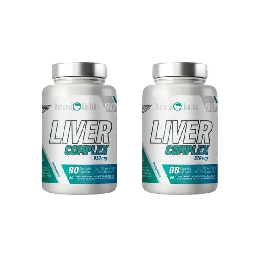Natural Health Liver Complex Protector Hepático, 2X90 Cápsulas
