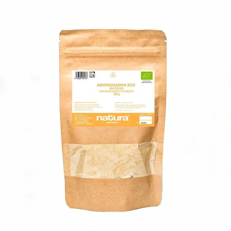 Natura Premium Ashwagandha Poeder Eco , 125 gr