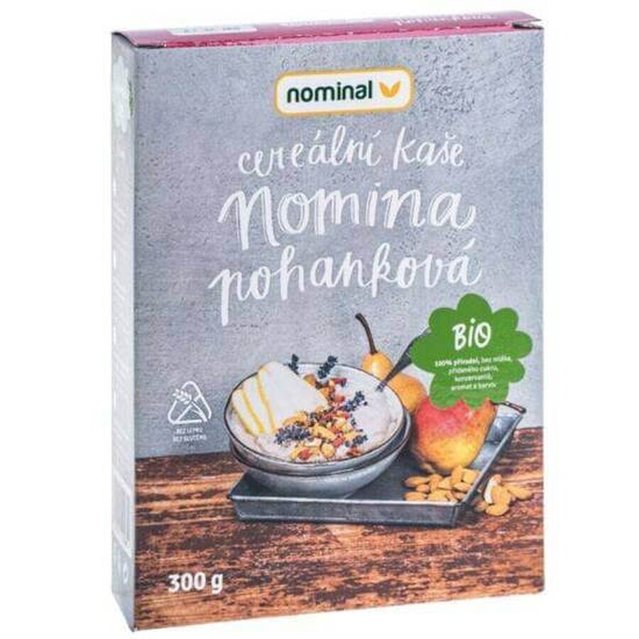 Porridge di grano saraceno biologico senza glutine Nomina, 300 g, Nominale