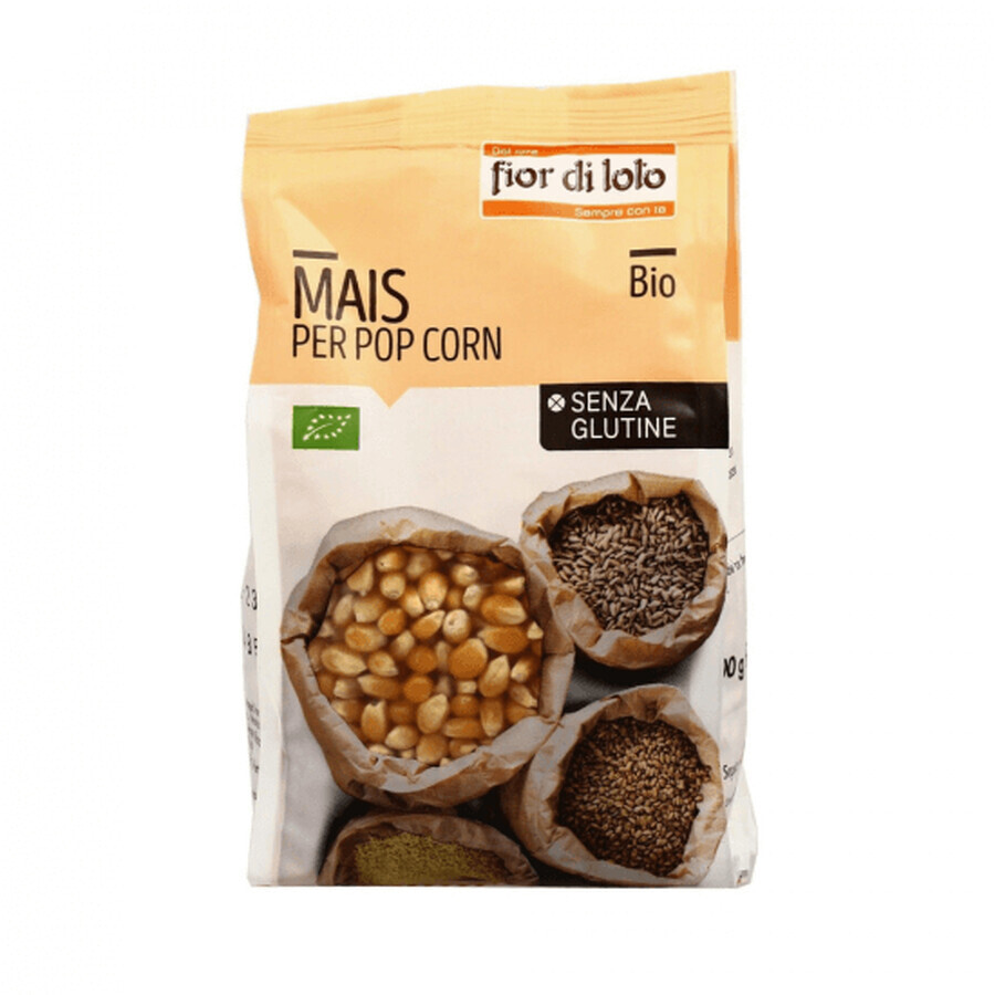 Biologische popcorn maïs glutenvrij, 400g, Fior di Loto