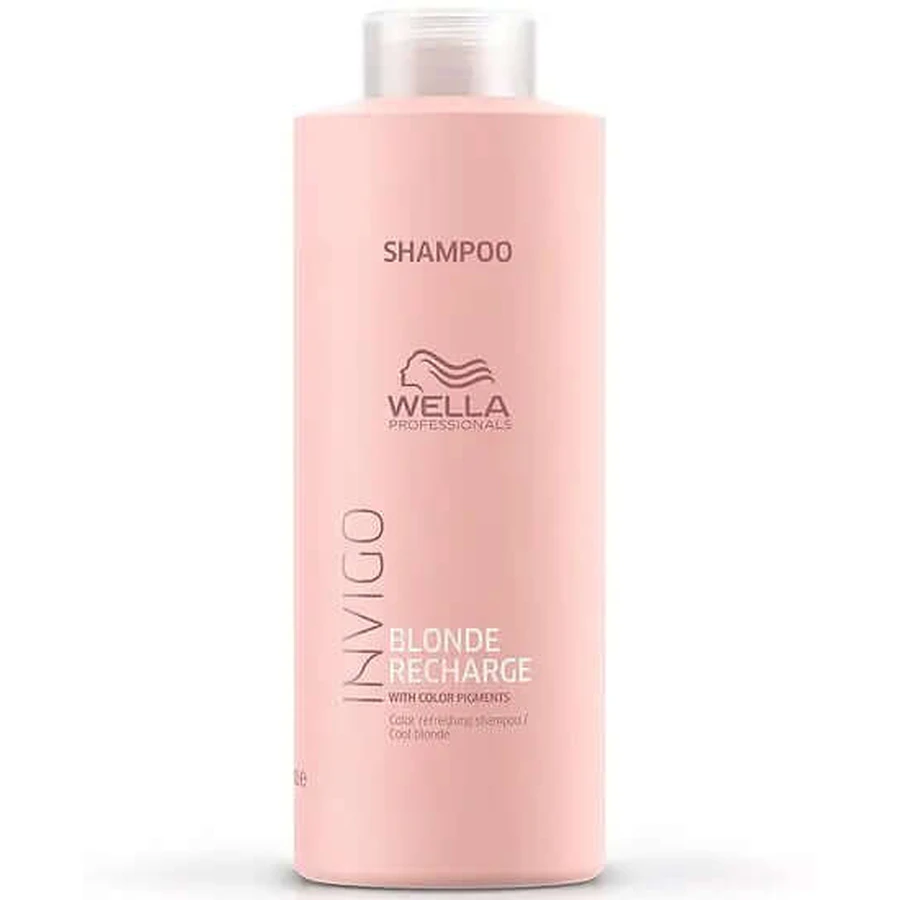 Wella Invigo Blonde Recharge Cool Blond Champu 1000 Ml