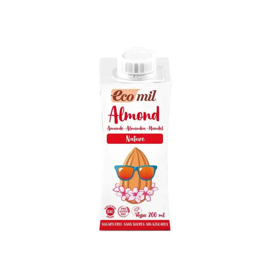 Ecomil Amande Nature Bio 200 Ml, 200 ml