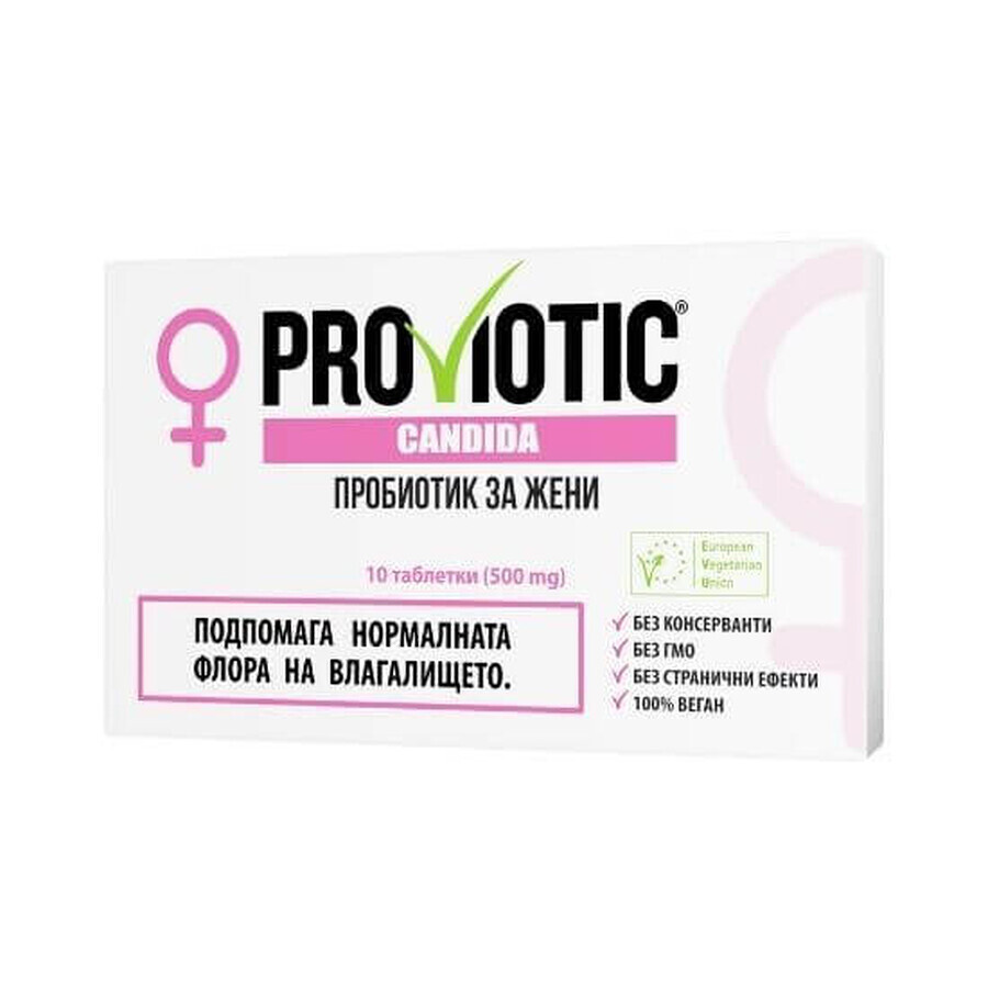 Proviotic Candida, 10 compresse, Esvida